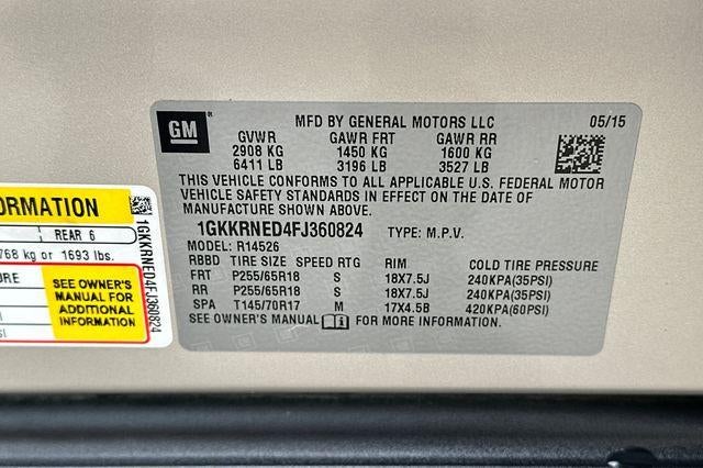 2015 GMC Acadia SLE