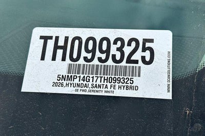 2026 Hyundai Santa Fe Hybrid SE