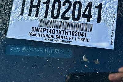 2026 Hyundai Santa Fe Hybrid SE
