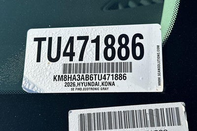 2026 Hyundai Kona SE
