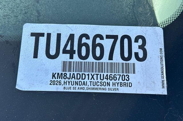 2026 Hyundai Tucson Hybrid Blue SE
