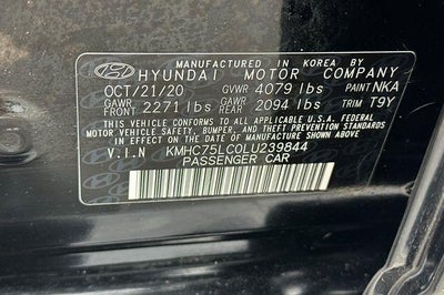 2020 Hyundai Ioniq Hybrid SE