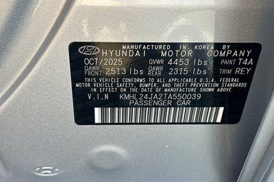 2026 Hyundai Sonata SE