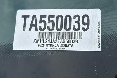 2026 Hyundai Sonata SE