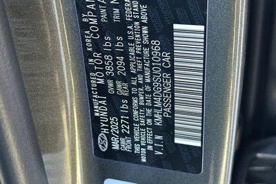 2025 Hyundai Elantra SEL Sport