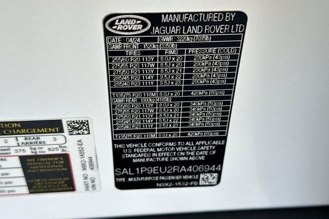 2024 Land Rover Range Rover Sport SE