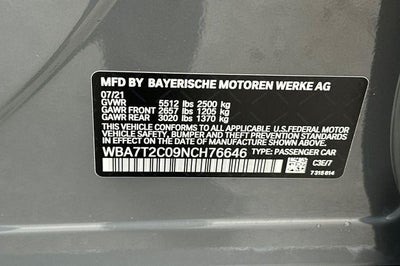 2022 BMW 7 Series 740i