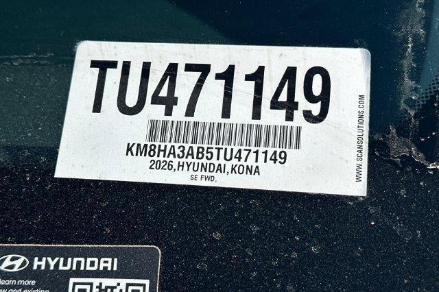 2026 Hyundai KONA SE FWD