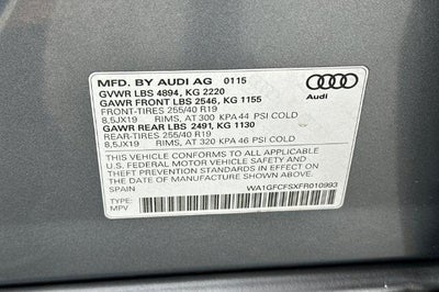 2015 Audi Q3 quattro 4dr 2.0T Prestige