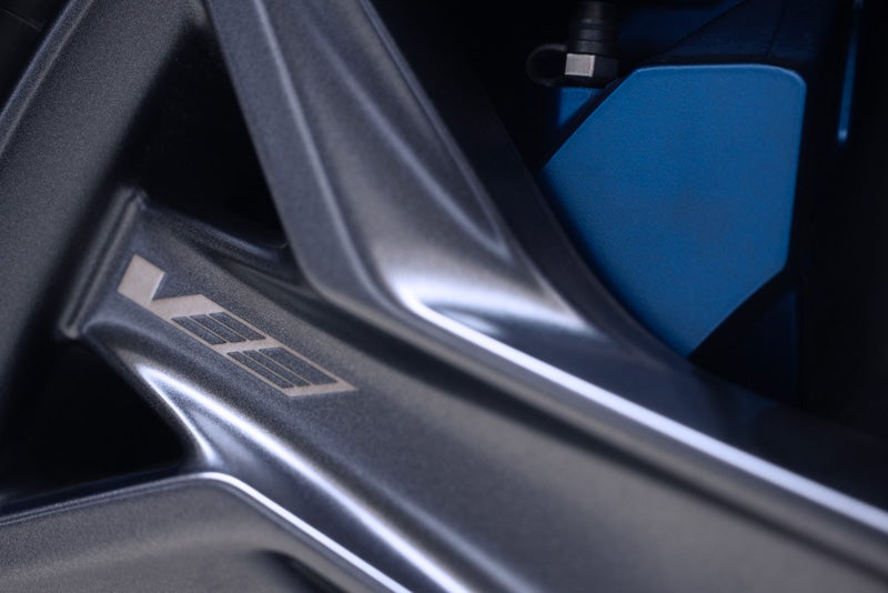 Close-up of the 2026 OPTIQ-V Brembo Performance Front Brakes | Alexander Cadillac in Oxnard CA